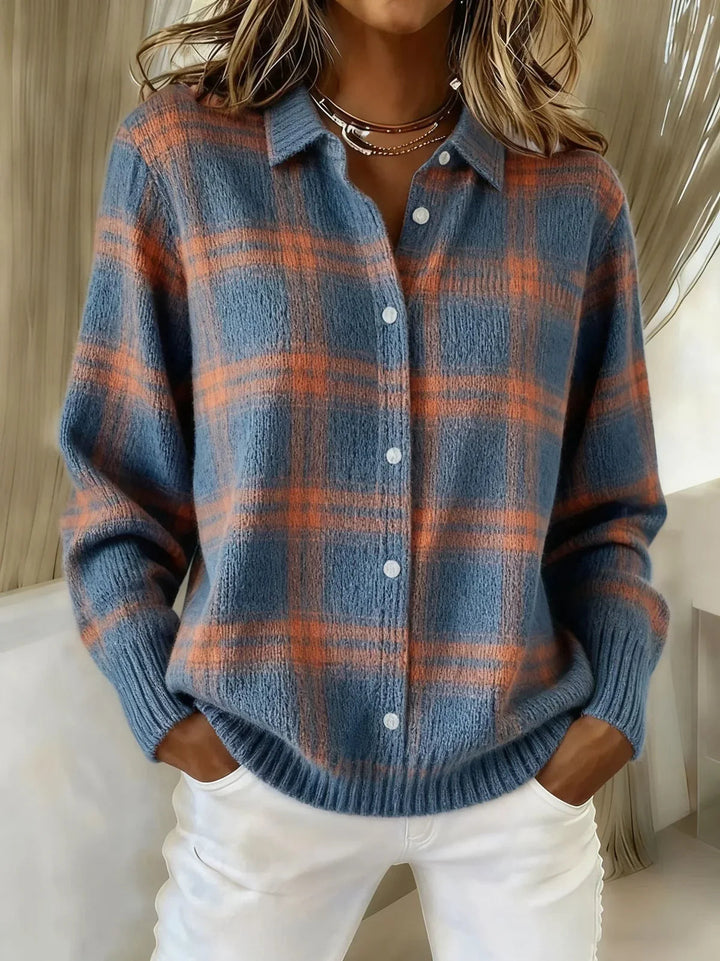 Camille™ | Geruite Cardigan