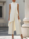 Everly - Elegante Wijde Pantalon Twee-delige Set