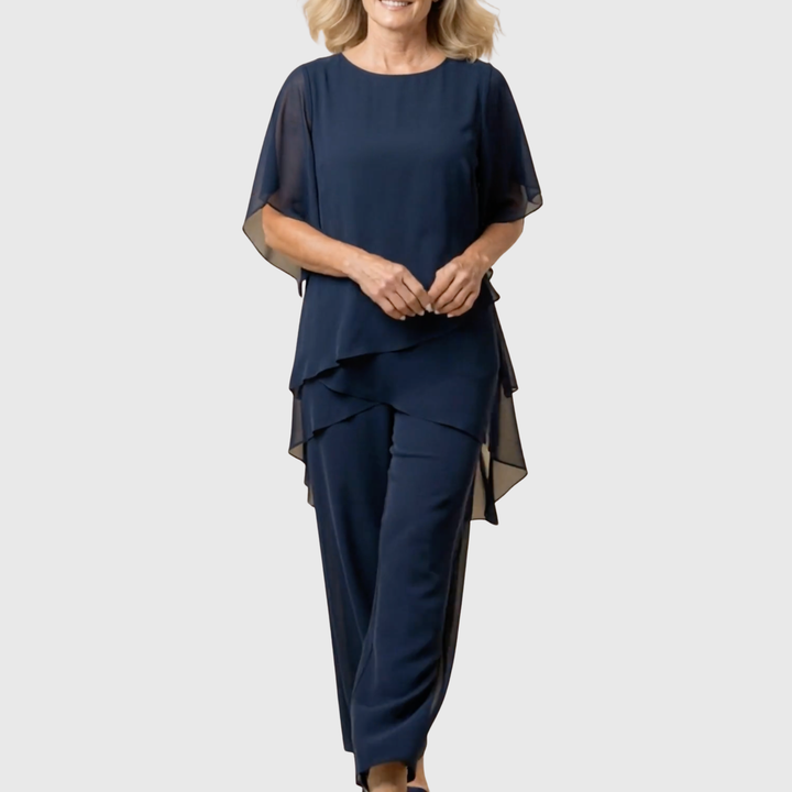 ELARA | Vloeiende Palazzo Set voor Elegante Comfort en Stijl