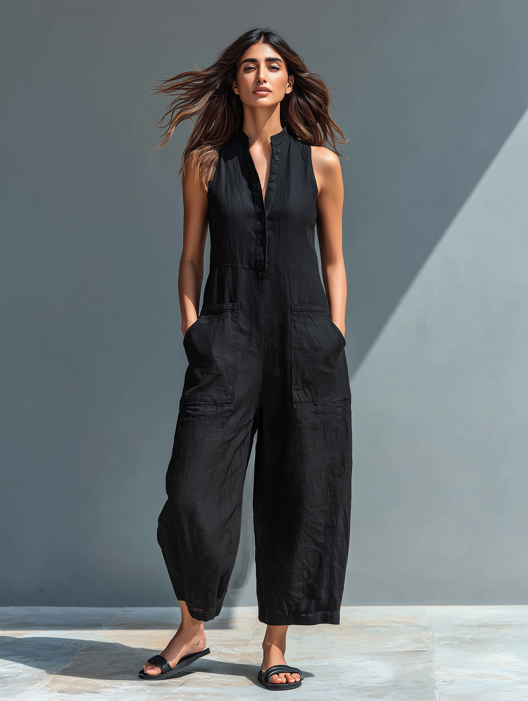 Mouwloze Overall