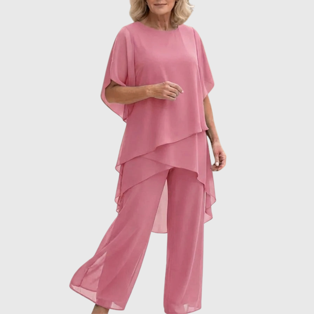 ELARA | Vloeiende Palazzo Set voor Elegante Comfort en Stijl
