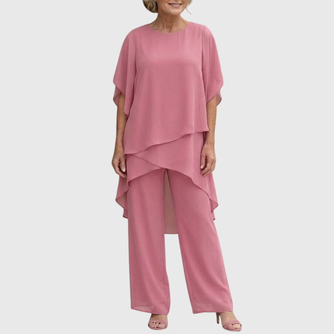 ELARA | Vloeiende Palazzo Set voor Elegante Comfort en Stijl