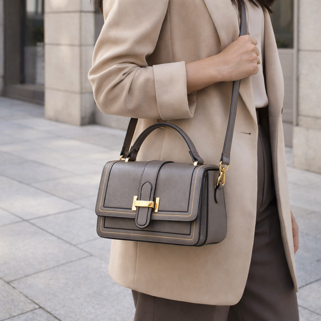 Luna Paris - Elegante Lederen Handtas