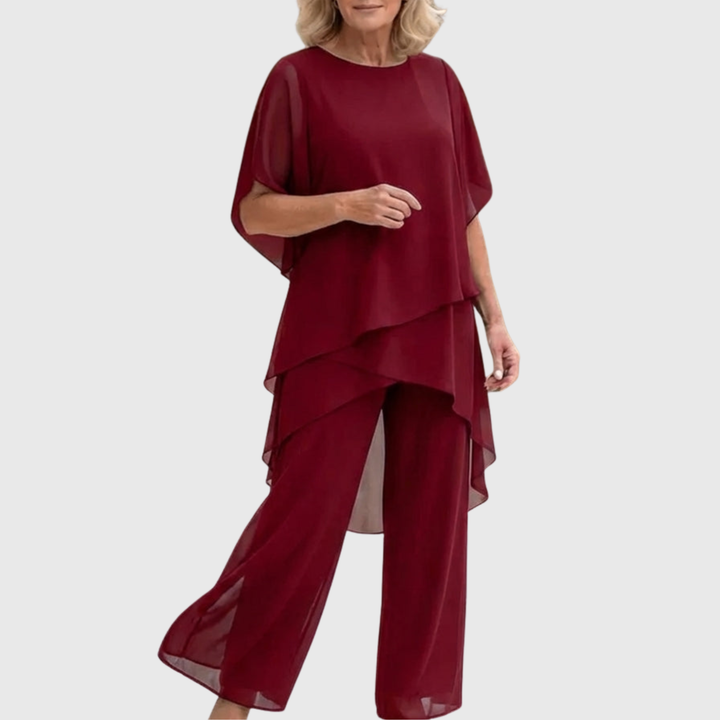 ELARA | Vloeiende Palazzo Set voor Elegante Comfort en Stijl