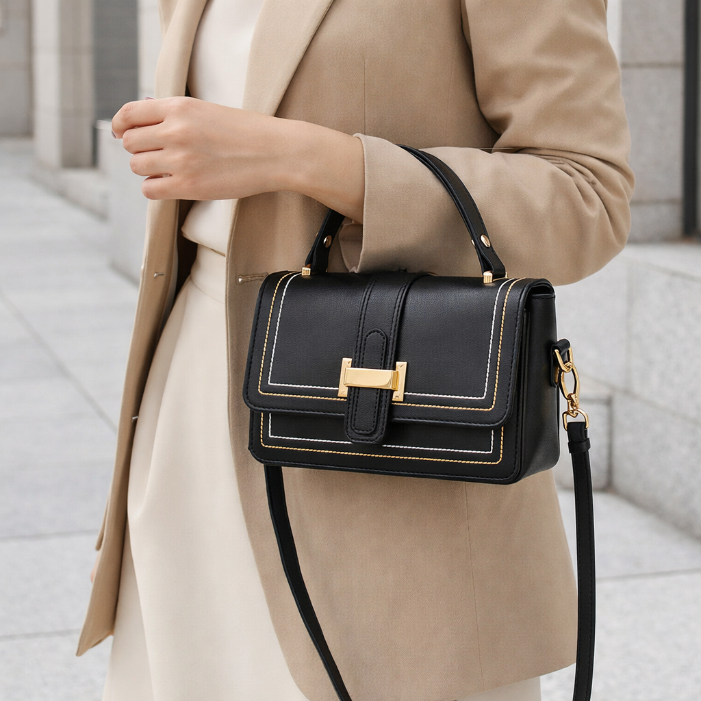 Luna Paris - Elegante Lederen Handtas