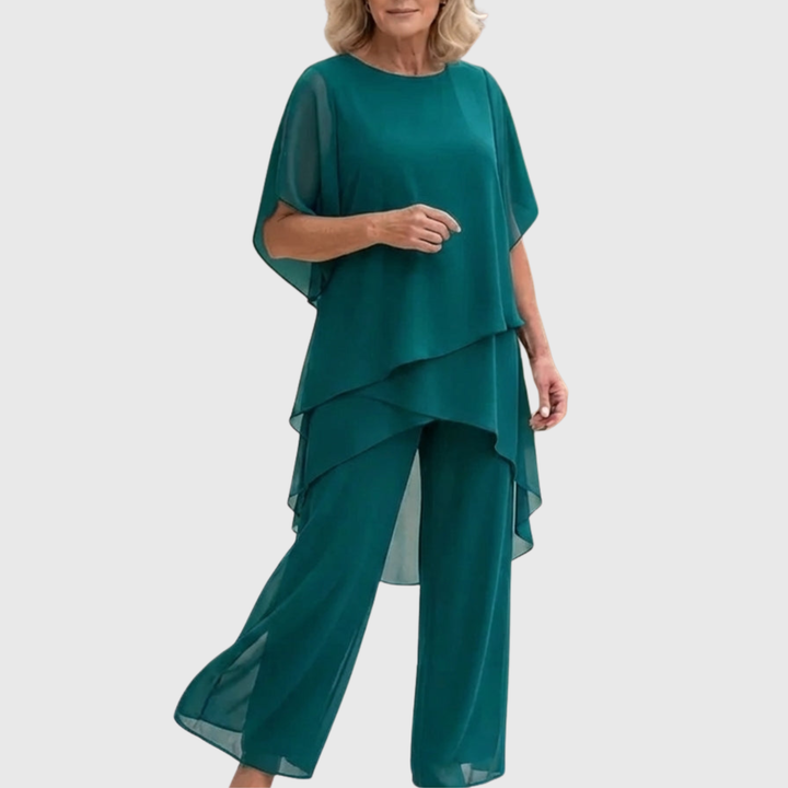 ELARA | Vloeiende Palazzo Set voor Elegante Comfort en Stijl
