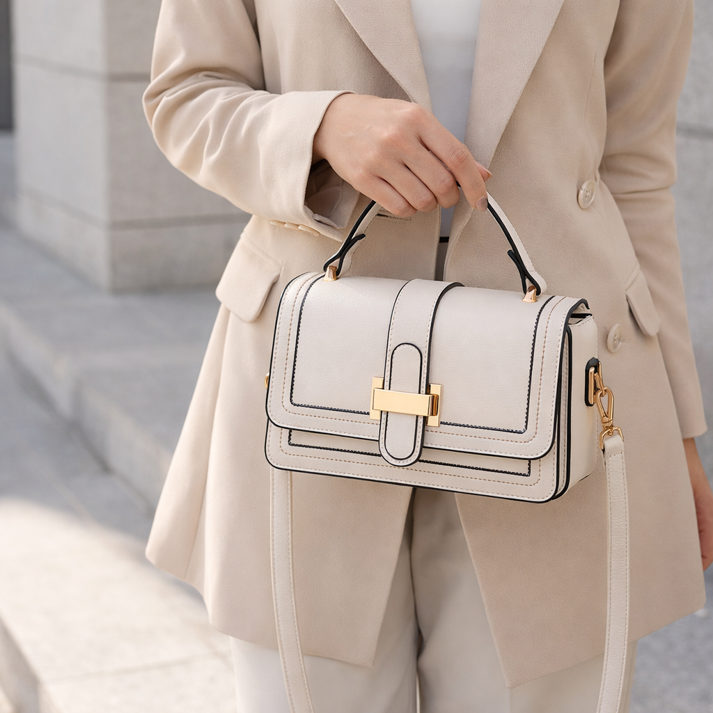 Luna Paris - Elegante Lederen Handtas