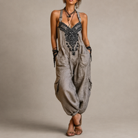 WREN | Boho Overalls Jumpsuit met Harem Pasvorm