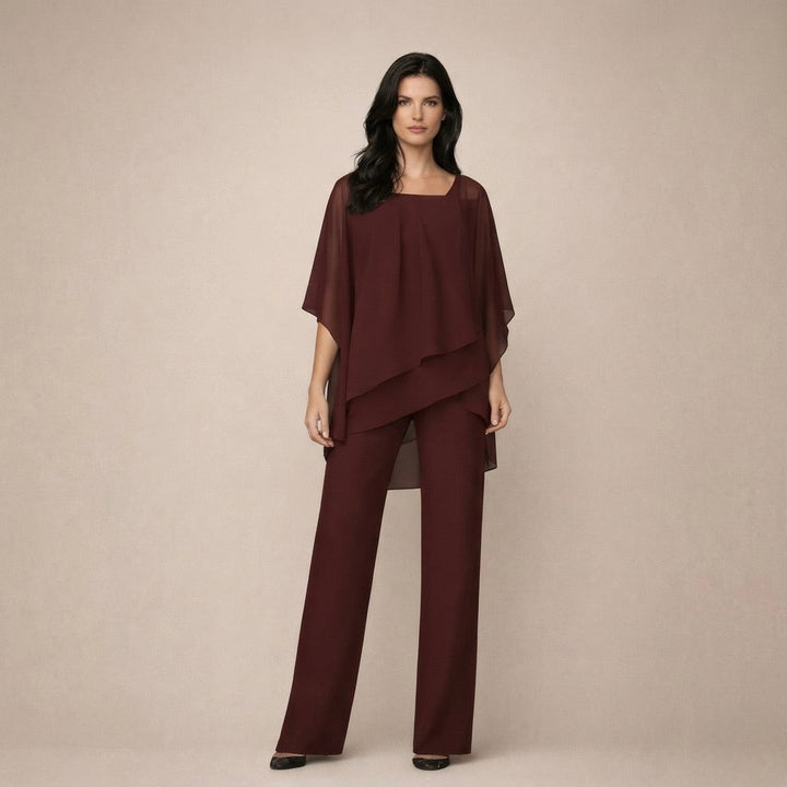 STELLA | Luchtig Gelaagd Ensemble voor Moeiteloze Elegantie en Comfort de Hele Dag