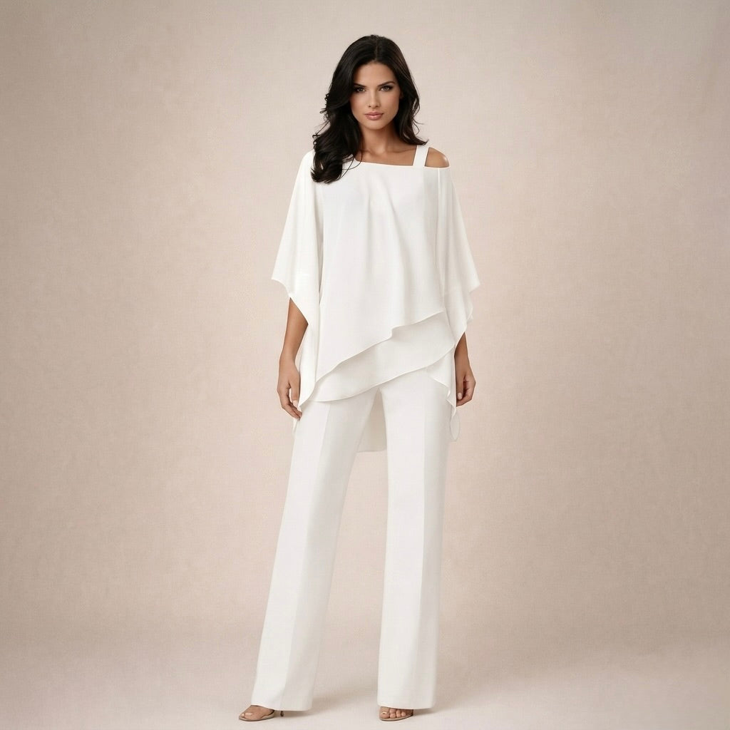 STELLA | Luchtig Gelaagd Ensemble voor Moeiteloze Elegantie en Comfort de Hele Dag