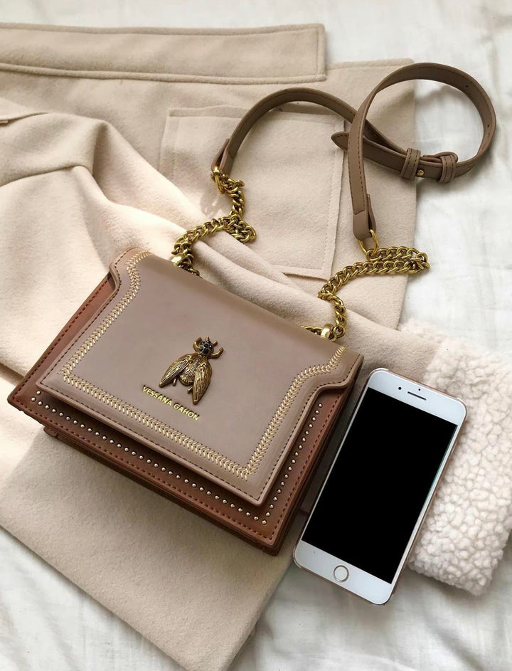 Éloria Paris - Luxe Schoudertas met Ketting