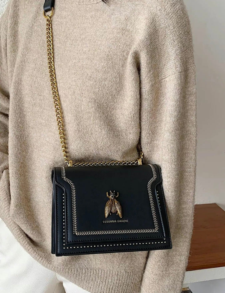 Éloria Paris - Luxe Schoudertas met Ketting