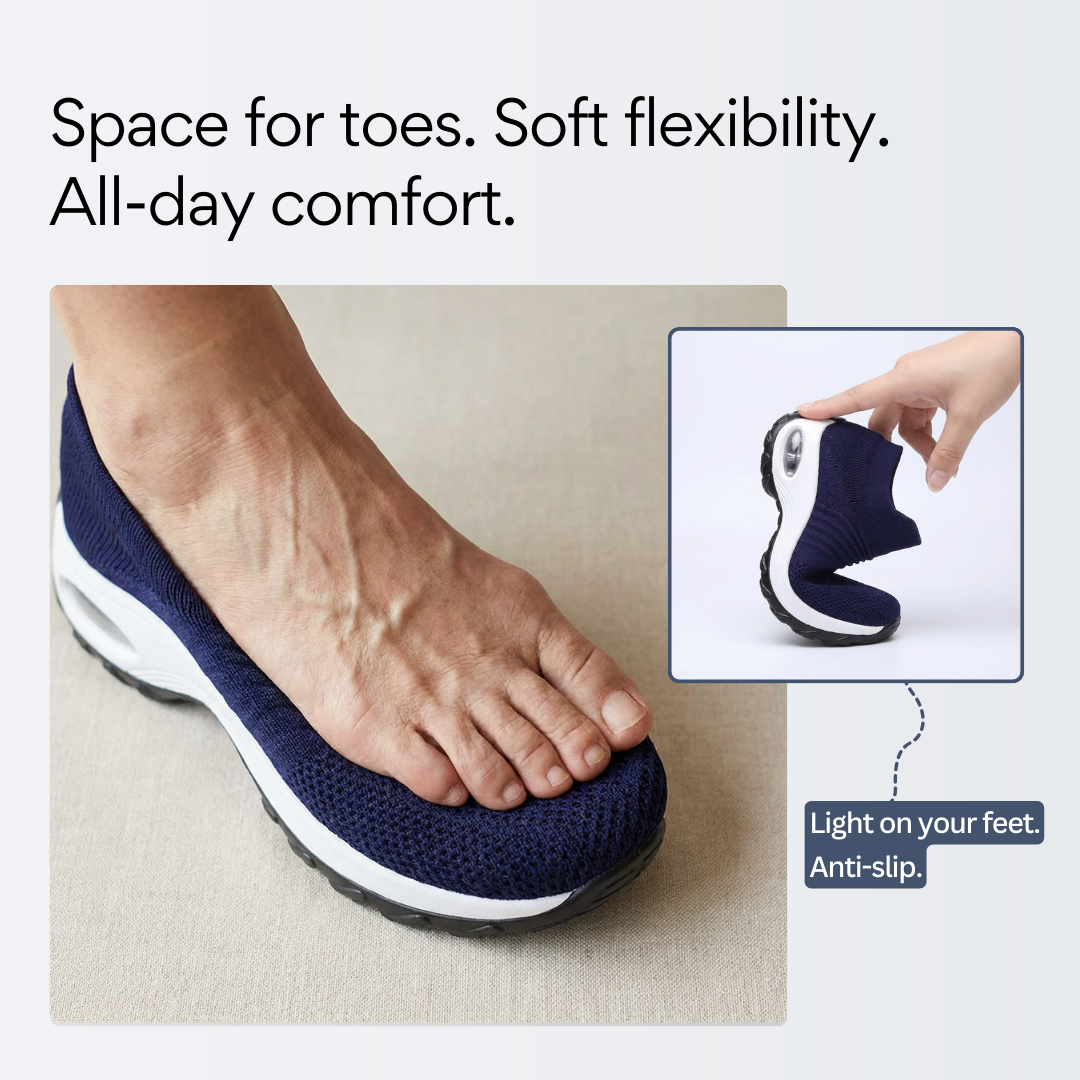 Diana | Orthopedische No-Lace Lucht schoenen