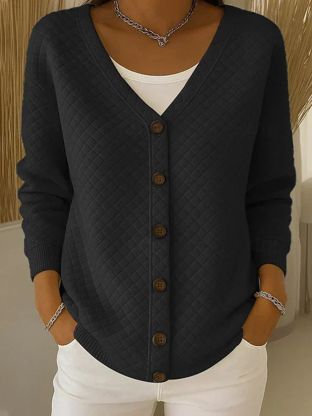 Eleonora | Gewatteerd vest met knoopsluiting