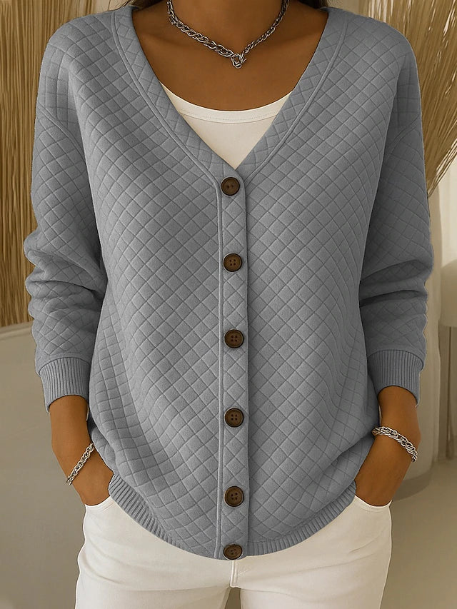 Eleonora | Gewatteerd vest met knoopsluiting