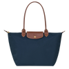 Klassieke Tas - Grote Le Pliage Tote, Marineblauw