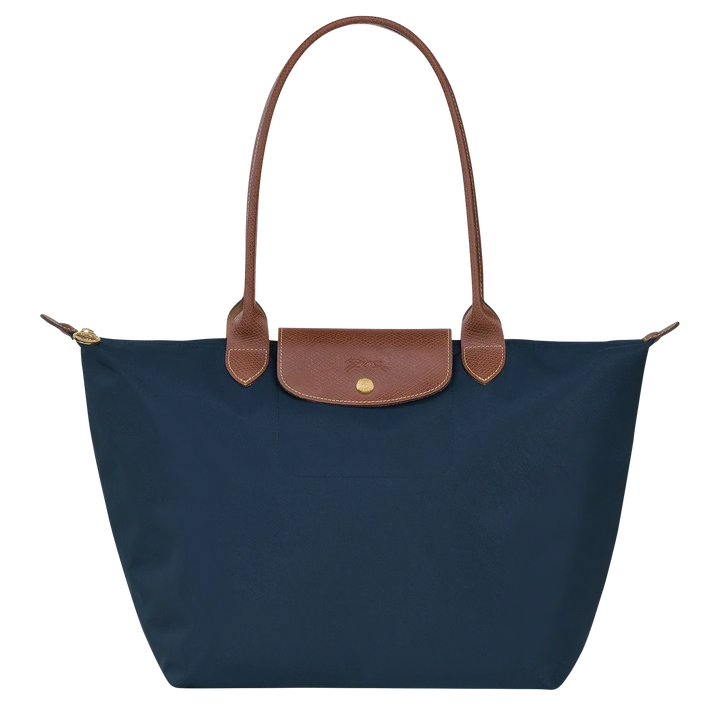 Klassieke Tas - Grote Le Pliage Tote, Marineblauw