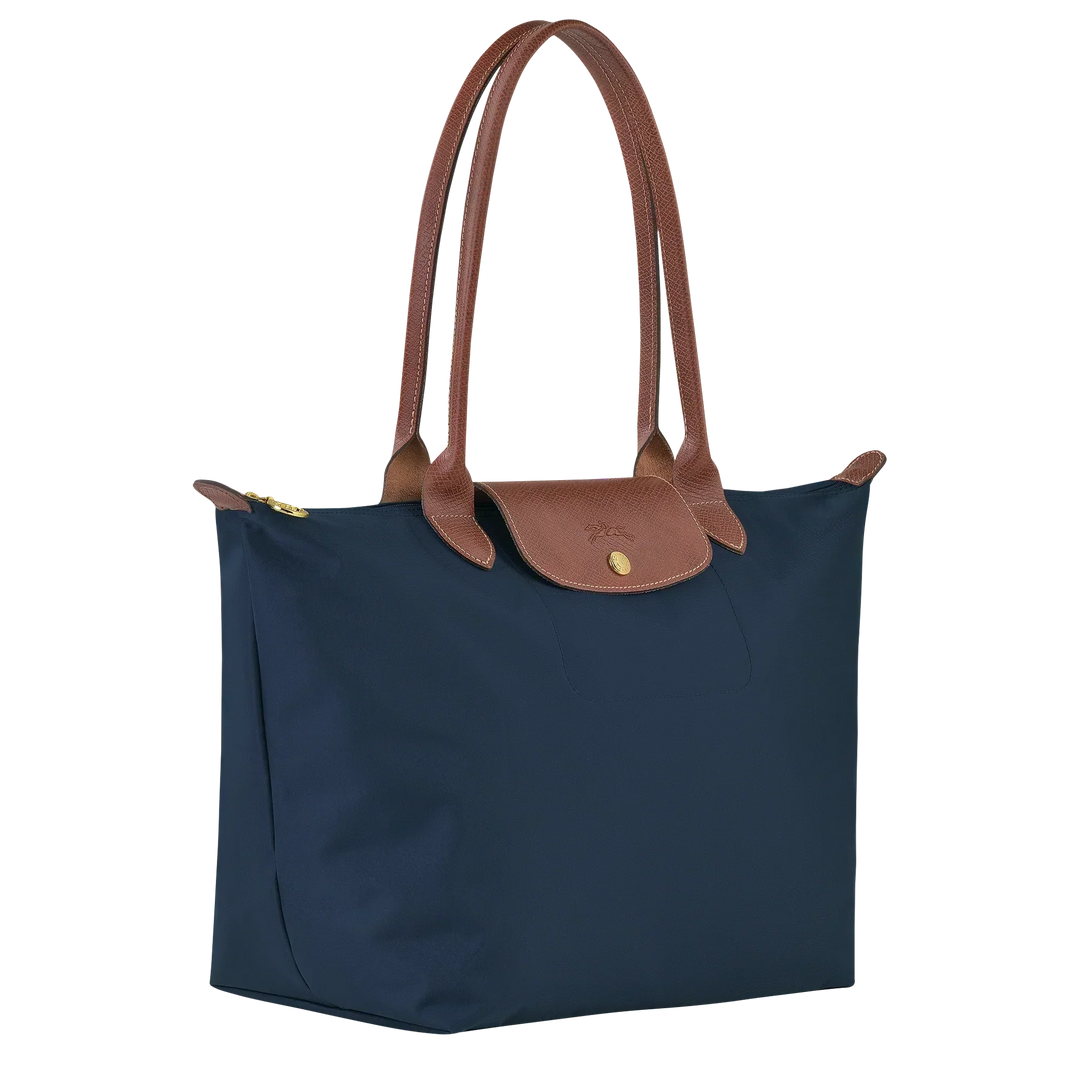 Klassieke Tas - Grote Le Pliage Tote, Marineblauw