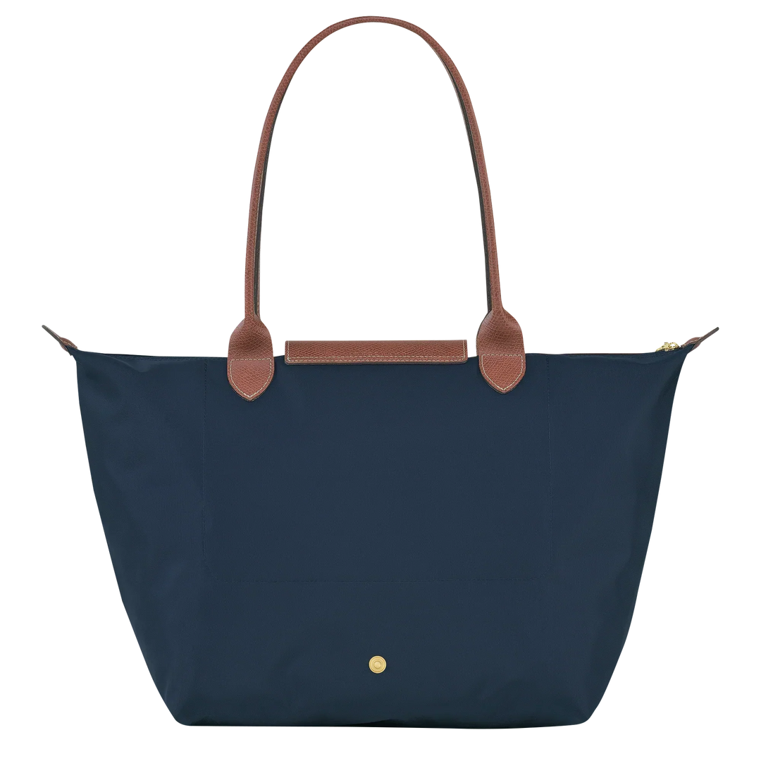 Klassieke Tas - Grote Le Pliage Tote, Marineblauw