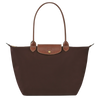 Klassieke Tas - Grote Le Pliage Tote, Ebenhout