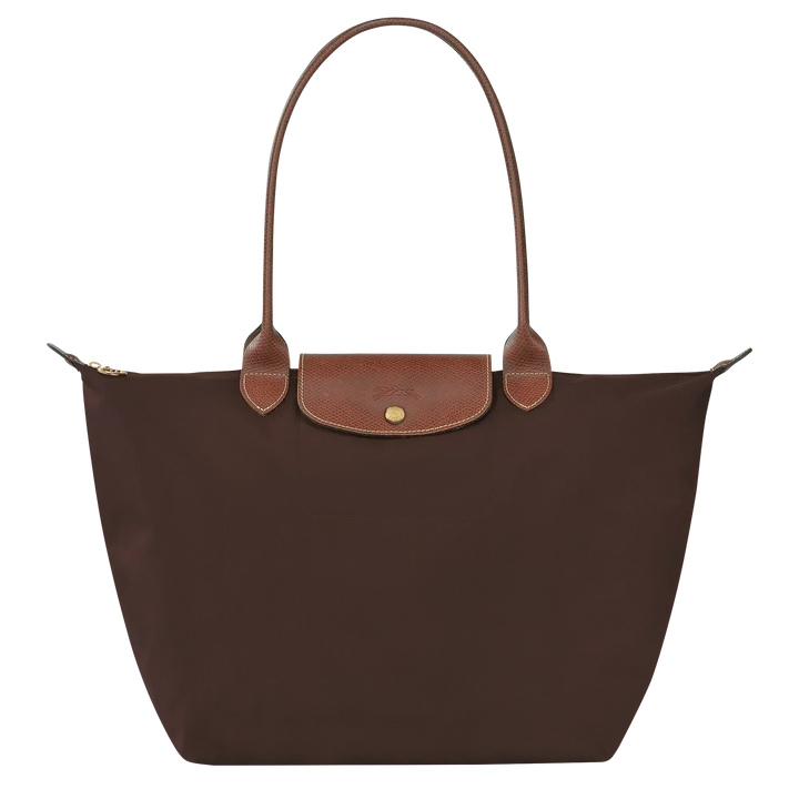 Klassieke Tas - Grote Le Pliage Tote, Ebenhout