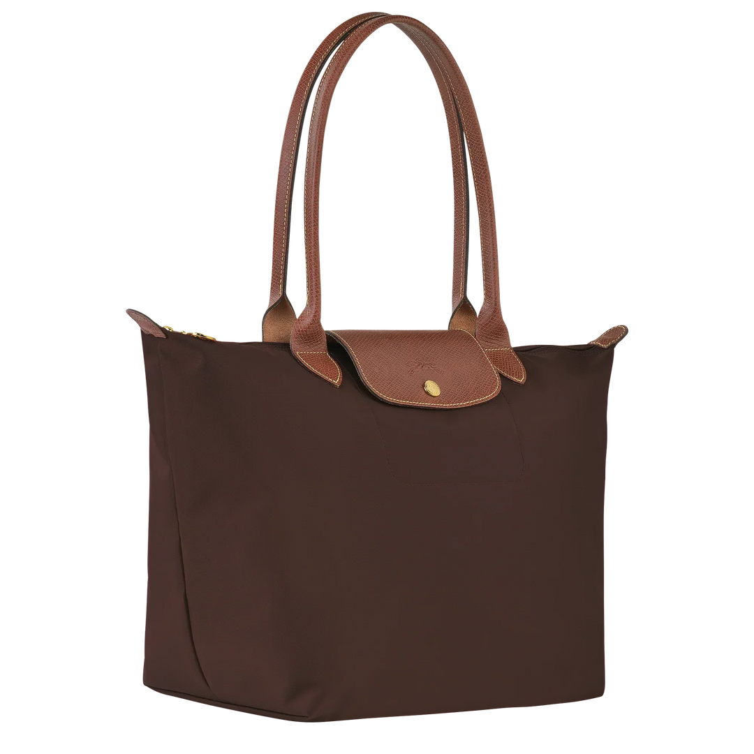Klassieke Tas - Grote Le Pliage Tote, Ebenhout