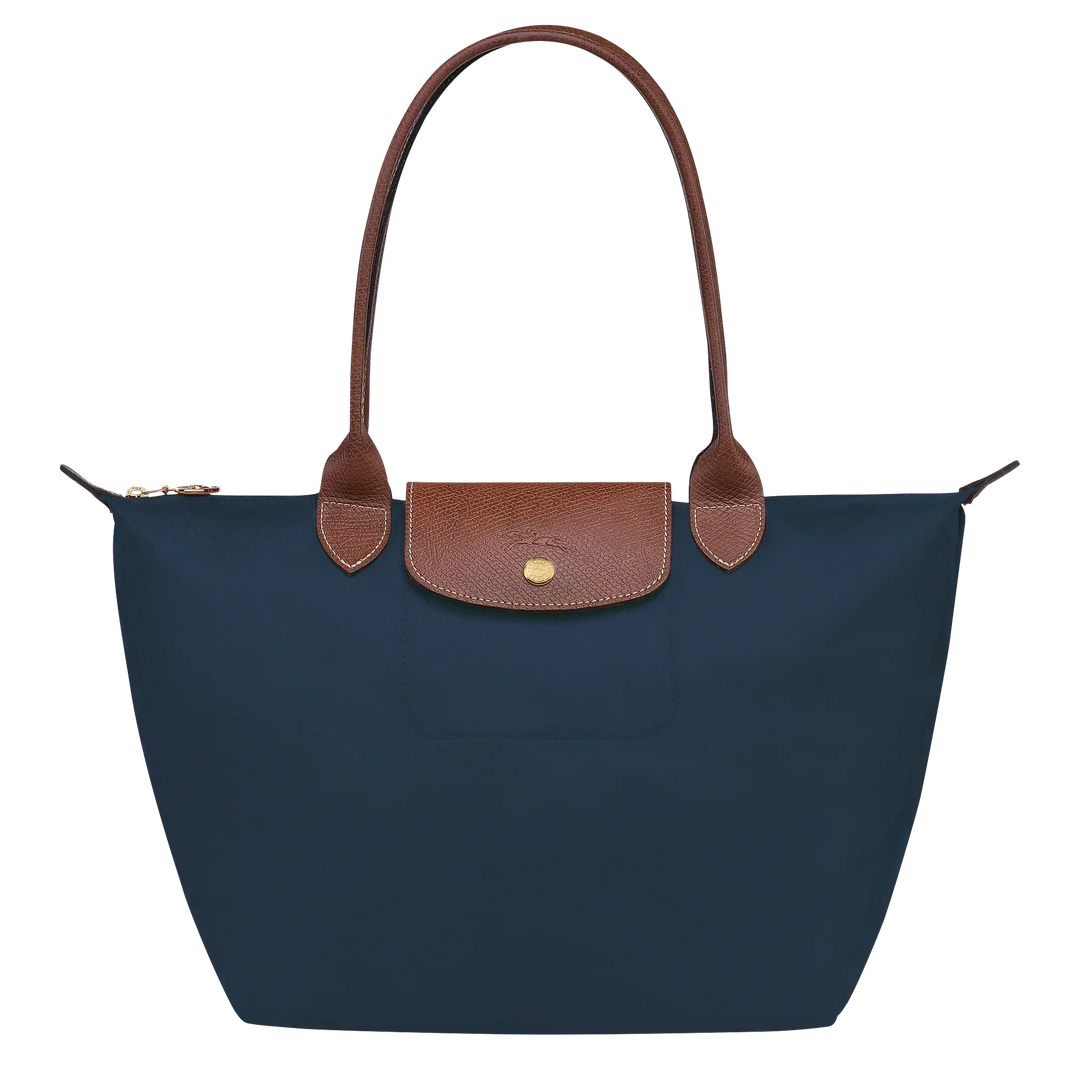 Klassieke Tas - Medium Le Pliage Tote, Marineblauw