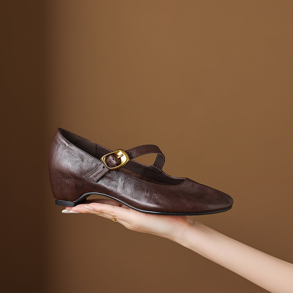 Quira | Ronde-Neus Mary Jane Ballerina