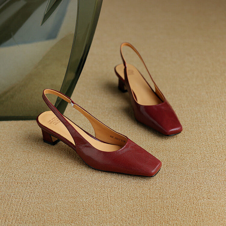 Ersa | Echte Leren Slingbacks