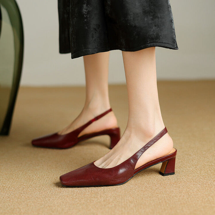 Ersa | Echte Leren Slingbacks