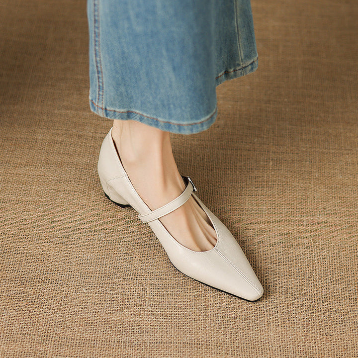 Tamsin | Puntige Mary Jane Ballerina