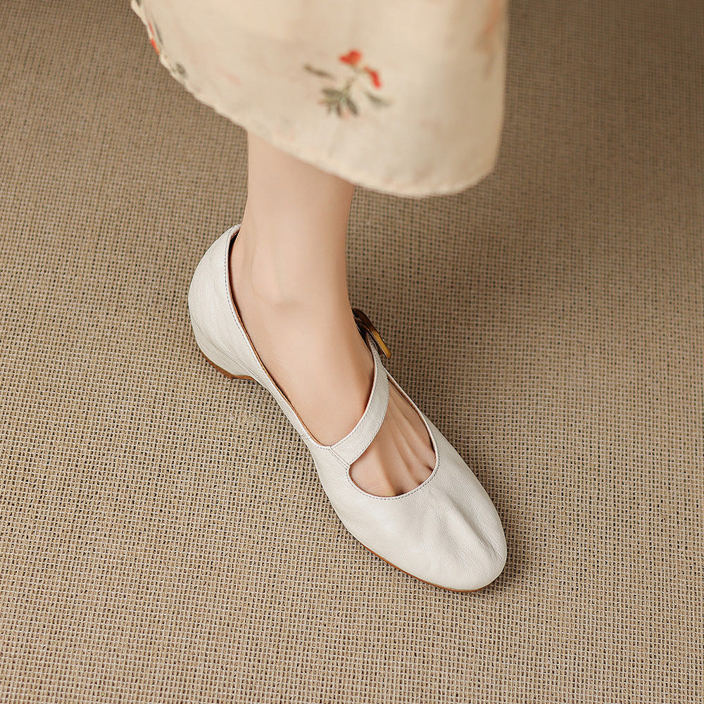 Quira | Ronde-Neus Mary Jane Ballerina