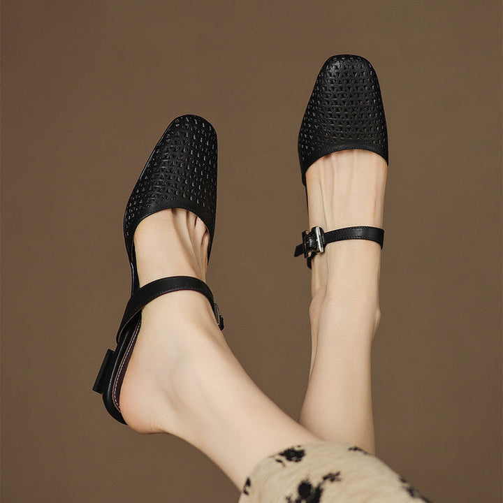 Nilda | Echte Leren Mules