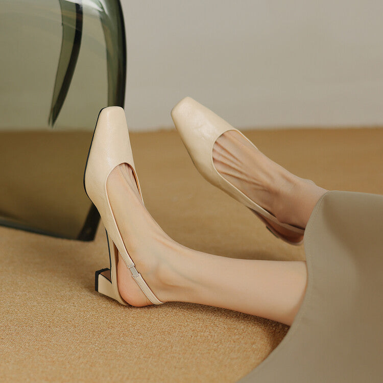 Ersa | Echte Leren Slingbacks