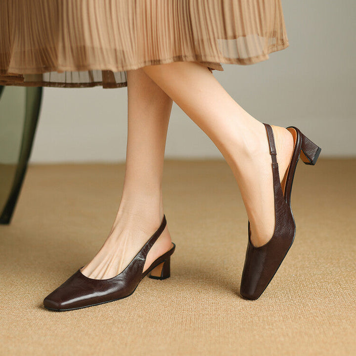 Ersa | Echte Leren Slingbacks