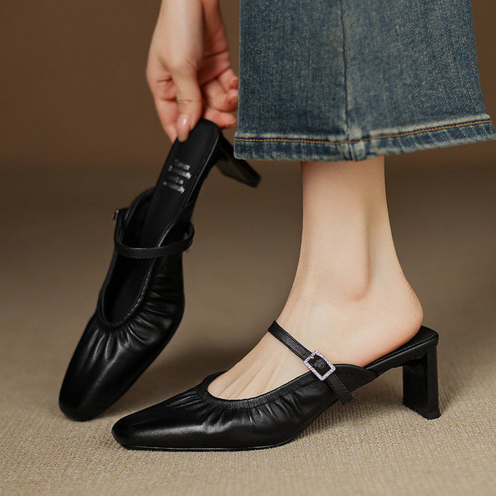 Vanya | Gerimpelde Mary Jane Mule