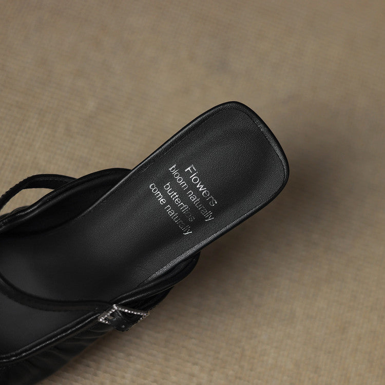 Vanya | Gerimpelde Mary Jane Mule