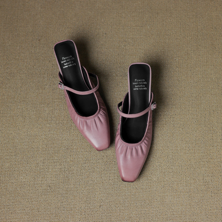 Vanya | Gerimpelde Mary Jane Mule
