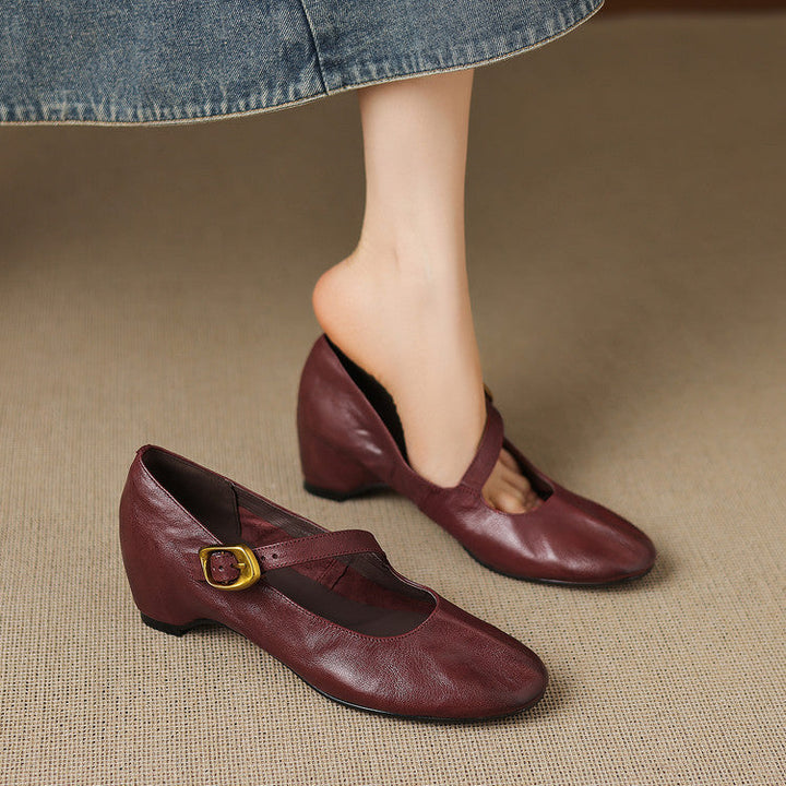 Quira | Ronde-Neus Mary Jane Ballerina