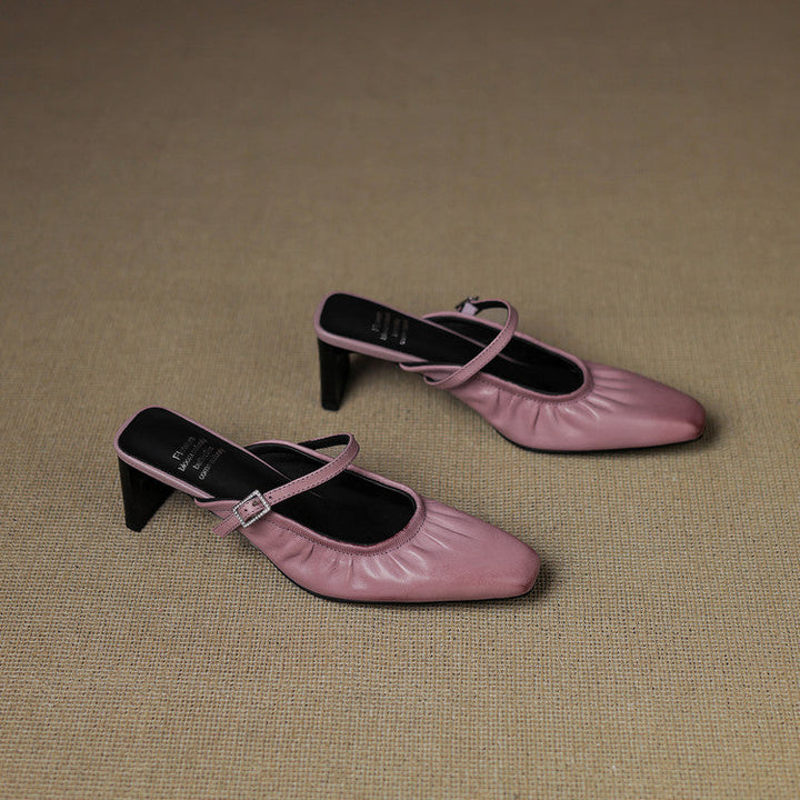 Vanya | Gerimpelde Mary Jane Mule