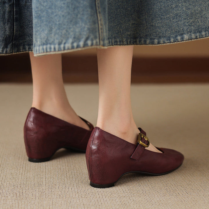 Quira | Ronde-Neus Mary Jane Ballerina