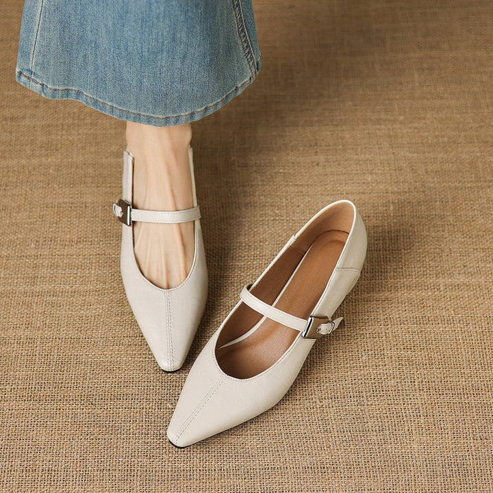 Tamsin | Puntige Mary Jane Ballerina