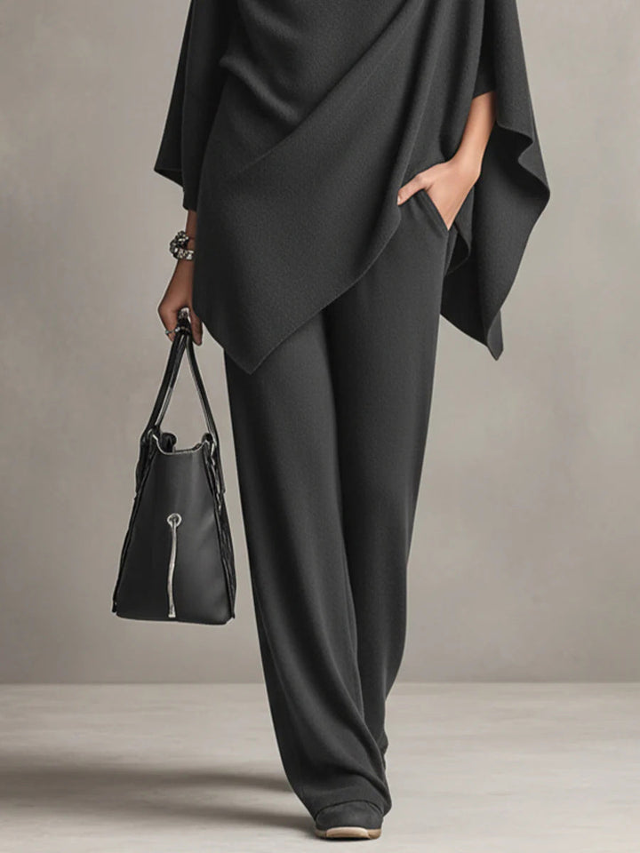 Celeste | Elegante Drapé Twee-Delige Set