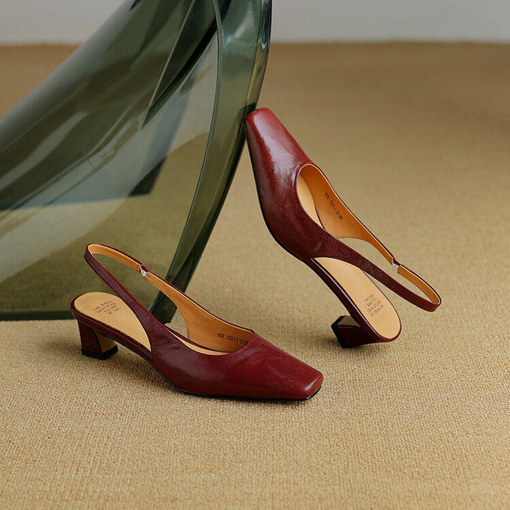 Ersa | Echte Leren Slingbacks