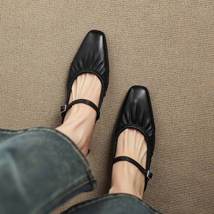 Vanya | Gerimpelde Mary Jane Mule