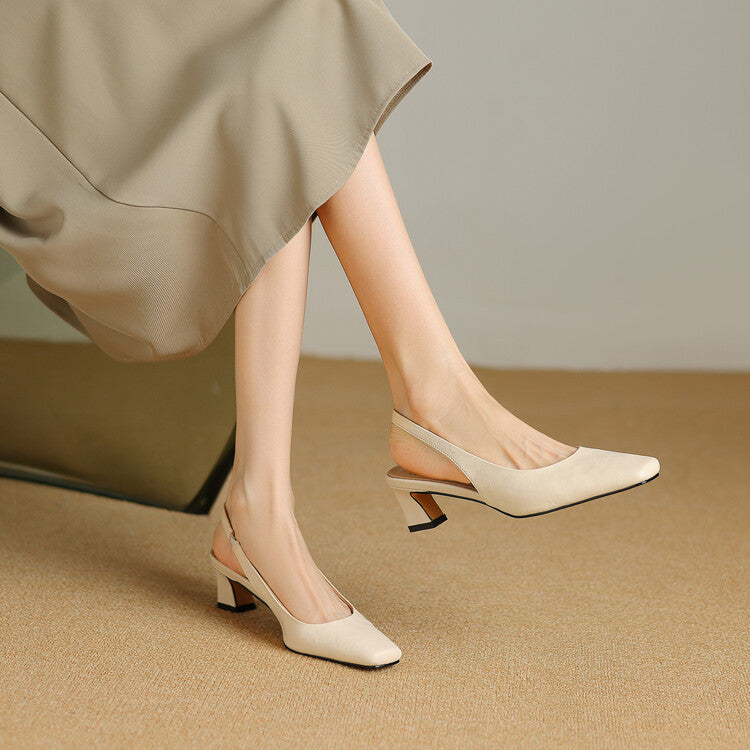 Ersa | Echte Leren Slingbacks