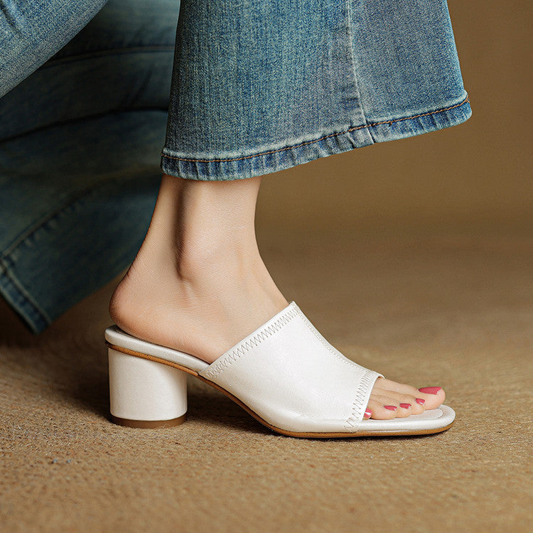 Amira | Echte Leren Mules