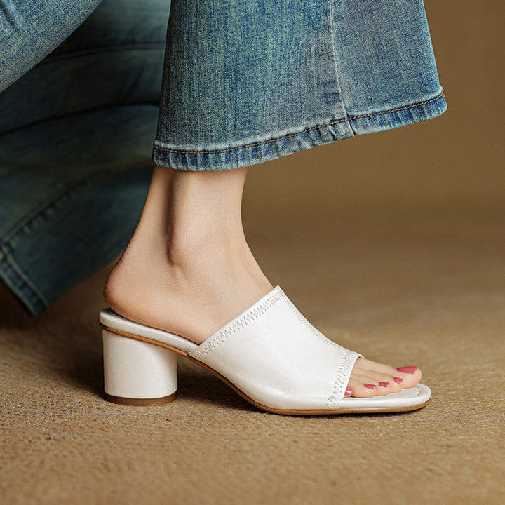 Amira | Echte Leren Mules