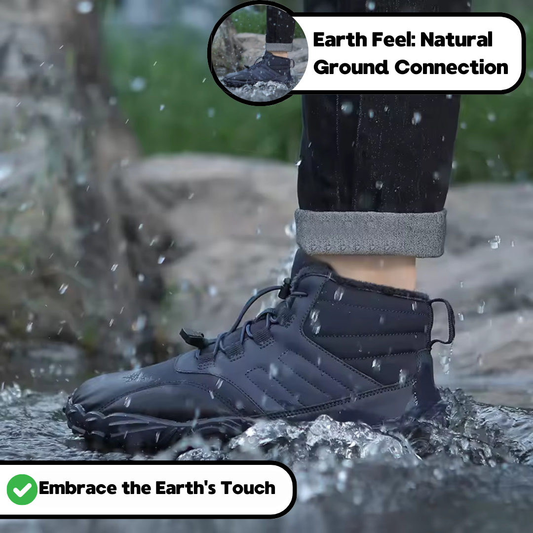 Caspar Flex - Antislip & waterdichte winter barefoot schoen (Unisex)