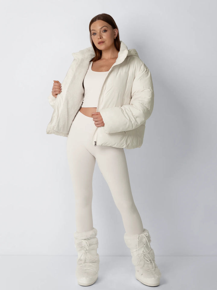 WarmCore™ Classic Short Detachable Hooded Puffer Jacket